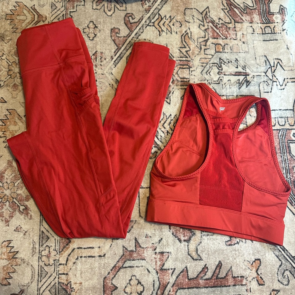 Fabletics Red Set - image 2